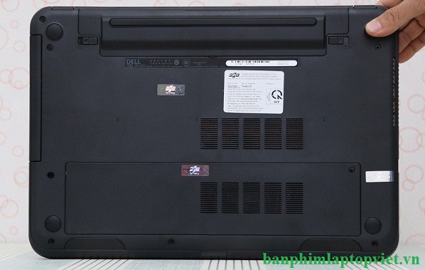Thể hiện Pin tr&ecirc;n th&acirc;n m&aacute;y t&iacute;nh Dell 3437, 3537 